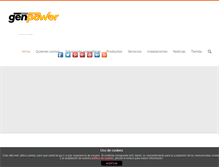 Tablet Screenshot of genpower.es